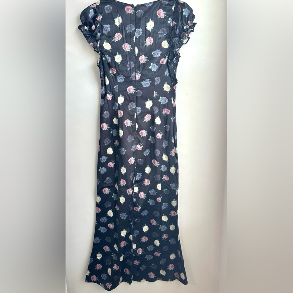 Mable Floral Black Dress - Picture 2 of 6